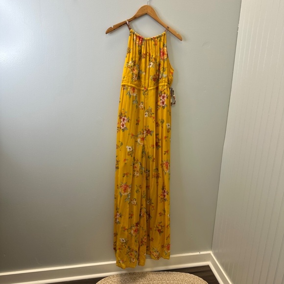Free People Georgia floral jumpsuit size medium BOHO CHIC | FAIRY CORE - Picture 2 of 10